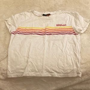 forever 21, wilson cropped t shirt. size M